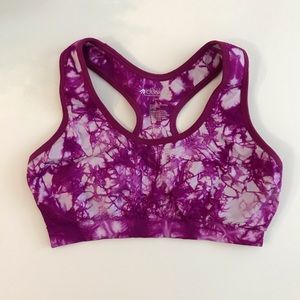 Ideology Marbled Pink Sports Bra